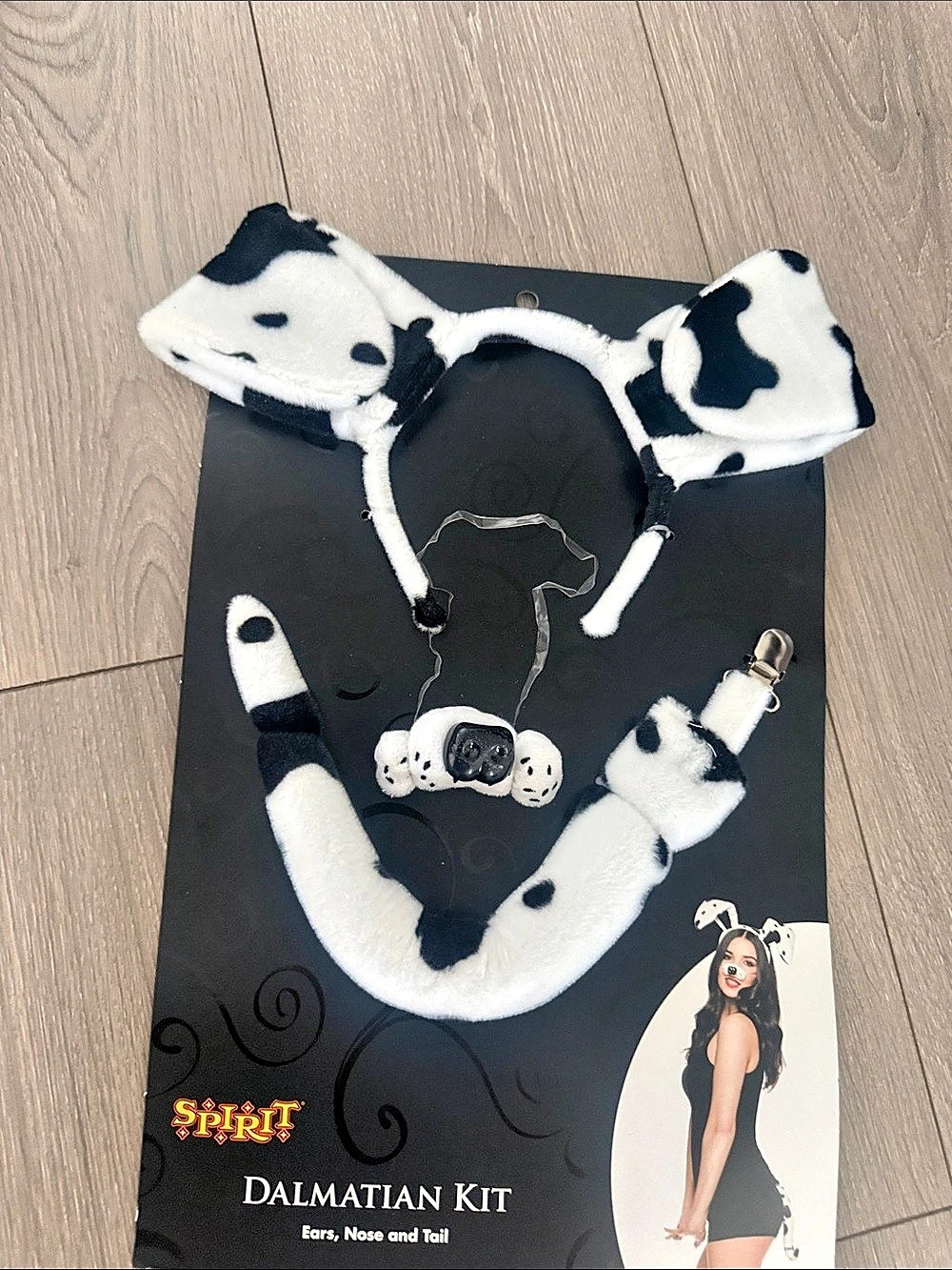Spirit Halloween Dalmatian Kit in Black & White